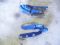 VW Golf 5 Scharnier Motorhaube Vorne Blau