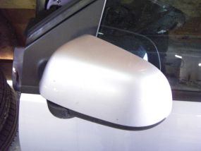 VW Polo 9N Spiegel Aussenspiegel elektrisch LV silber LA7W