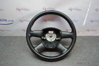 Audi A3 8P 05-08 Steering wheel leather 4-spoke black soul