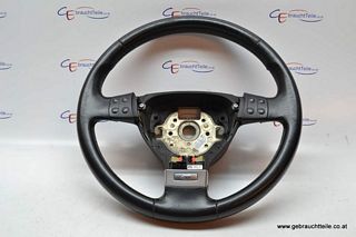 VW Jetta 1K 05-10 Steering wheel leather multifunction steering wheel 3-spoke bl