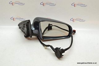Audi A6 C6 4F 04-11 Mirror mirror electric + heated front right Blau LZ7R