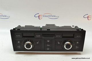 Audi A6 4F Allroad 06-11 Climate control panel Climatronic for seat heating Nero