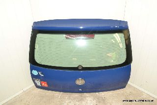 VW Fox 5Z 05-10 Tailgate tailgate blue LL5M + rear window