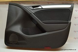 VW Golf 6 1K 08-12 Door door panel inside front right 5-door fabric black
