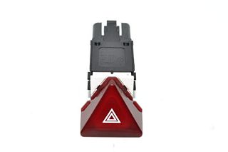 VW Caddy 2K 11-15 Switch hazard warning switch black/red