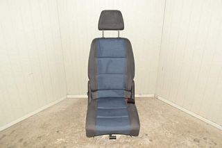 VW Touran 1T 03-10 Rear right seat fabric anthracite/light blue WNZ