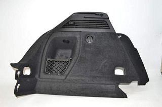 Audi A3 8V 12-15 Trunk lining left black + cap 3-door