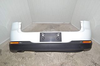 VW Tiguan 5N 11-15 Rear bumper with spoiler White LC9A for AHK