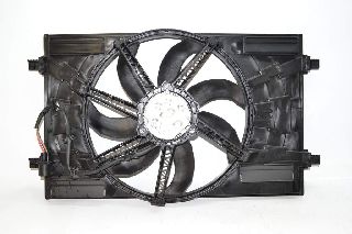 Skoda Superb 3T 14- Fan motor fan with fan ring 400W 395 mm Magna