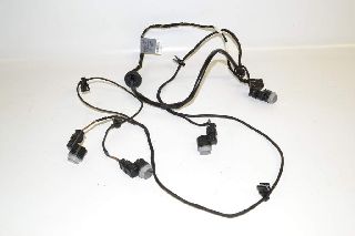 Audi A4 8K B8 07-12 Cable set PDC rear with 4 piece sensors LY7G