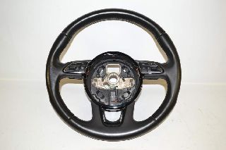 Audi Q3 8U 11-15 Steering wheel Sport steering wheel leather multifunction Tiptronic Black