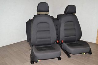 Audi A4 8K B8 12-15 Seat set complete fabric full electric seat heating