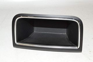 Audi A4 8K B8 12-15 Storage compartment Rear Black alu