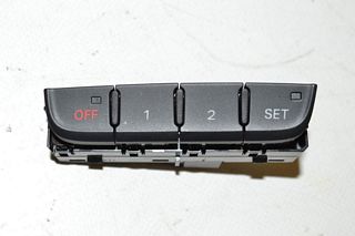 Audi A5 8T 07-12 Switch memory seat adjustment black Nero