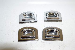 Audi Q5 8R 13- Luggage compartment Verzurröse eyelets lashing rings set 4 pieces chrome