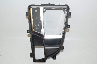 Audi A4 8W B9 16- Display for automatic transmission cover chrome Black