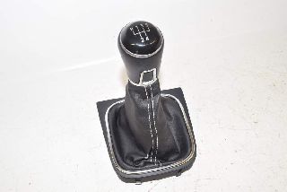 VW Golf 6 1K 08-12 Shift Knob 5-speed black/silver seam