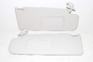 Seat Leon 1P 05-14 Sun visor with mirror right and left Pearl grey 2F4