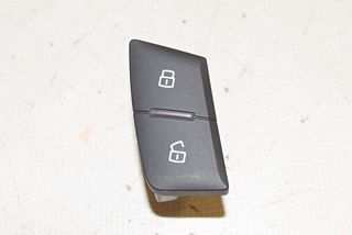 Audi A6 4G 10-15 Central locking Switch Zv front right black