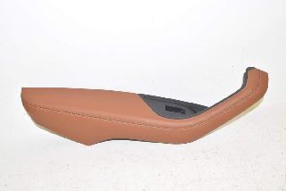 Audi A4 8W B9 16- Door handle inside rear left armrest cedar Brown/Granite