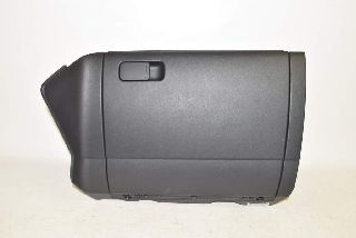 VW Golf 7 AU FL 17- Storage compartment glove box black with radio slot