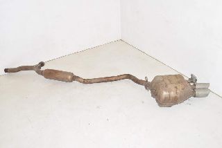 Audi A4 8K B8 07-12 Exhaust rear silencer + middle silencer exhaust pipe 2.0TDI