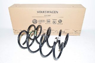 VW Arteon 17- Spring VL + VR Front Left Right 1x Yellow 1x Green 1x Yellow