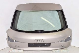 Audi Q3 8U 11-15 Tailgate rear cover LS1U platinum beige + spoiler + rear window