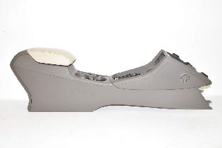 Audi Q3 8U 11-15 Center console fairing cover + middle armrest pistanic beige leather BE7