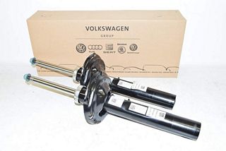 VW Golf 7 Sportsvan 14- Shock absorber VL VR Front Left + Right SET Original NEW