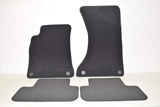 Audi A5 8F 12-17 Floor mats Floor mats SET front + rear original Audi black QA5