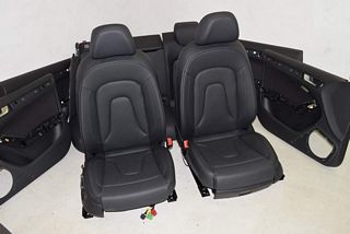 Audi A5 8T 12- Seat seat set completely leather Milano seat ventilation seat heating
