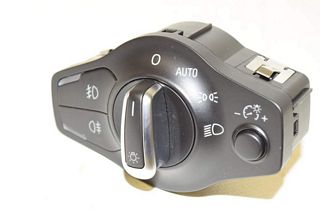 Audi A5 8F 09-12 Switch light switch NSW NSL black chrome Auto Xenon WEP