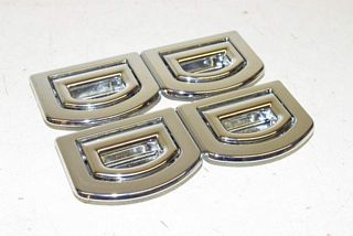 Audi A7 4G 15- Trunk Lashing eyelets Lashing eyes SET 4 pieces chrome