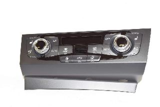 Audi A5 8T 12- Air conditioning control unit, seat heating, seat ventilation, glossy black, XZF