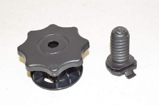 Audi A5 8F 12-17 Spare wheel attachment screw, spare wheel black