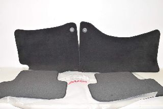 Audi A5 8F 12-17 Floor mats Floor mats SET front + rear original Audi black QA5