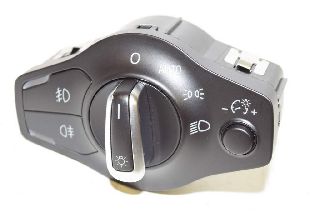 Audi Q5 8R 08-12 Switch light switch NSW NSL black alu + auto function original