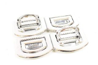 Audi A7 4G 15- Trunk Lashing eyelets Lashing eyes SET 4 pieces chrome