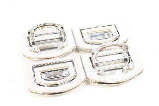 Audi A6 4G 15- Trunk Lashing eyelets Lashing eyes SET 4 pieces chrome