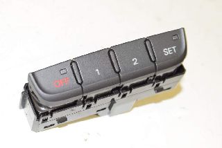 Audi A4 8K B8 12-15 Switch memory seat adjustment black nero