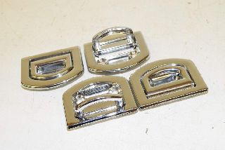 Audi A7 4G 15- Trunk Lashing eyelets Lashing eyes SET 4 pieces chrome