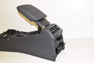 Audi A5 8F 09-12 Center console trim cover + armrest LEATHER black
