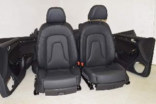 Audi A5 8T 12- Seat seat set completely leather Milano seat ventilation seat heating TOP