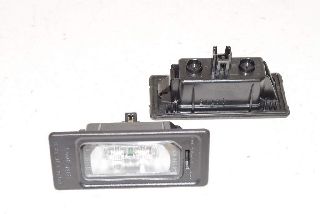 Audi A1 8X 10-14 License plate light left and right LED ORIGINAL
