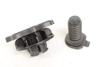 Audi A5 8F 12-17 Screw for spare wheel attachment black 2 pieces ORIGINAL