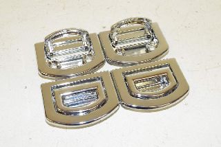 Audi A5 8F 09-12 Luggage compartment lashing eyes Lashing eyes SET 4 pieces chrome ORIGINAL