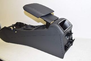 Audi A4 8K B8 12-15 Center console cladding cover + armrest ARTIFICIAL LEATHER black