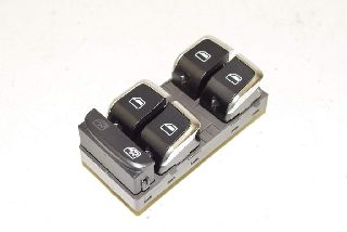 Audi A5 8T 12- Window lifter switch VL front left 4-way chrome black