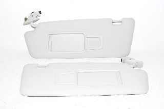 Audi Q3 8U 11-15 Sun visor with mirror on the right and left FT9 lunar silver